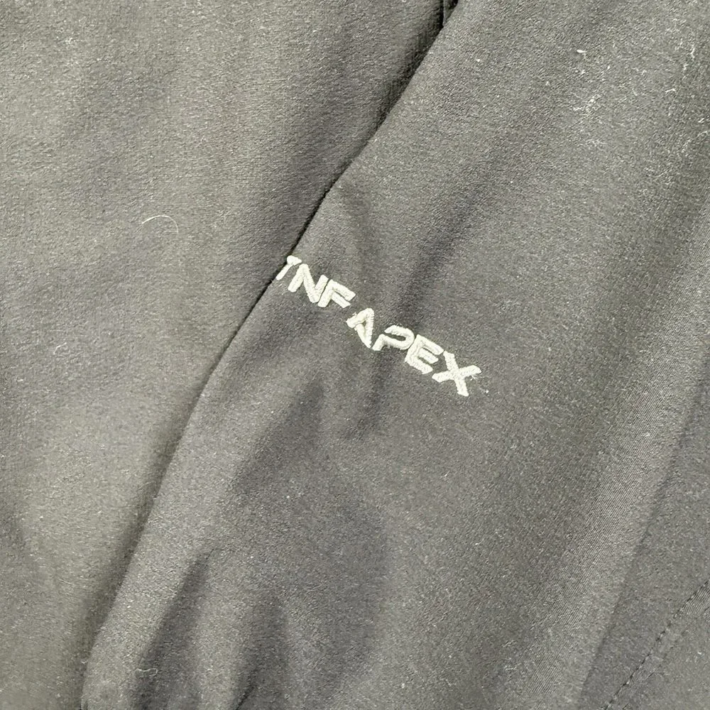 The North Face TNF Apex Jacket Mens S Black‎ Long Sleeve Full Zip Wind Hiking